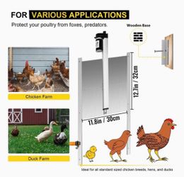 Chicken Coop Door Opener Automatic Chicken Cage Door Opener. $30.00 FIRM!!