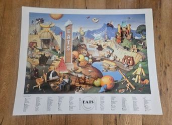 Proverbidioms, "Eats", find words poster