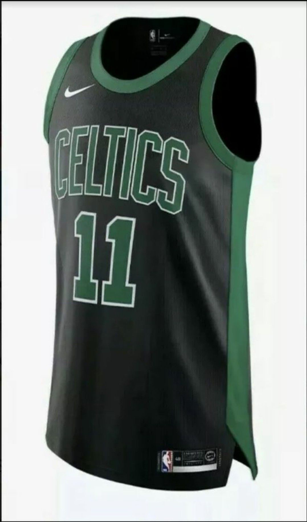 New Nike Kyrie Irving NBA Boston Celtics Authentic Stitched Jersey Style AV2621-010 Size 52 (XL)