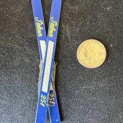 Vintage Unusual Pair Hard Plastic Mini Toy Palmer 251 Skis