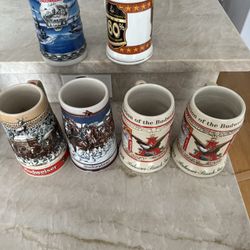 BUDWEISER MUG COLLECTION 