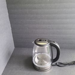 LONGADS Electric Kettle 2L 1000W Stainless Steel Glass Auto Shut-Off - $10 (clearwater)