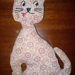Vintage Hand Made Cat Decor