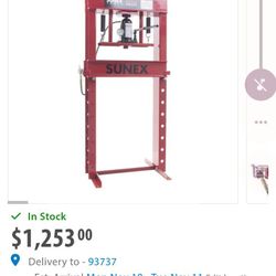SUNEX 20 TON SHOP PRESS