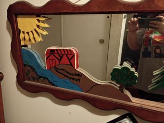 Kids handmade mirror