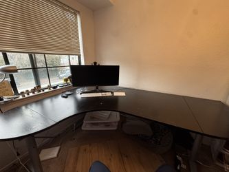 63″ x 79″ IKEA Bekant Style Desk $50 OBO