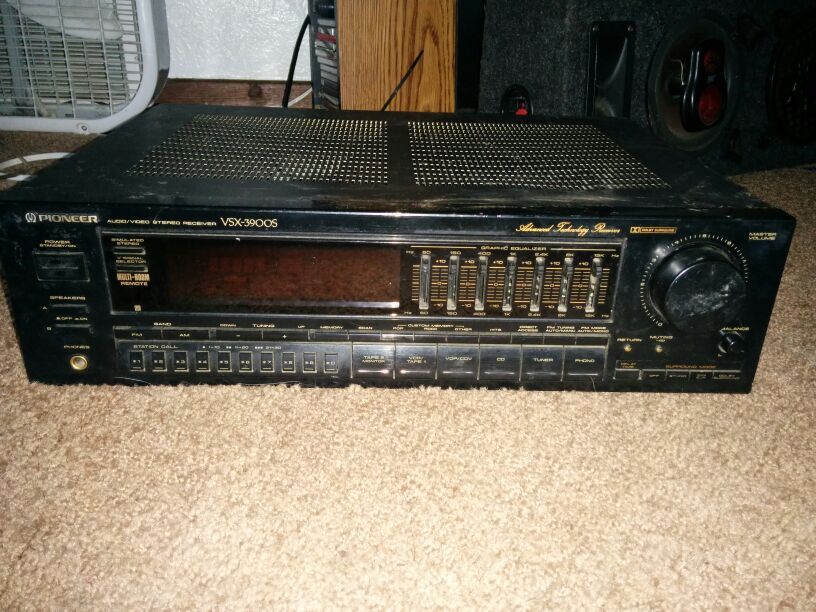Pioneer vsx-3900s audio stereo reciever