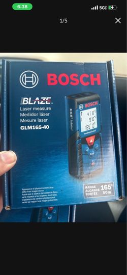 BLAZE 165 ft. Laser Distance Tape Measuring Tool with Area and Volume New with box
