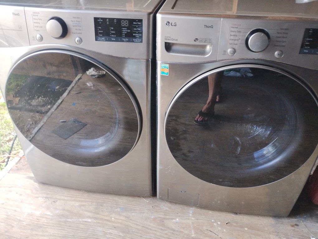LG Thin Q Washer And Dryer Combo