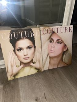 Vintage Couture Canvas Wall Pictures