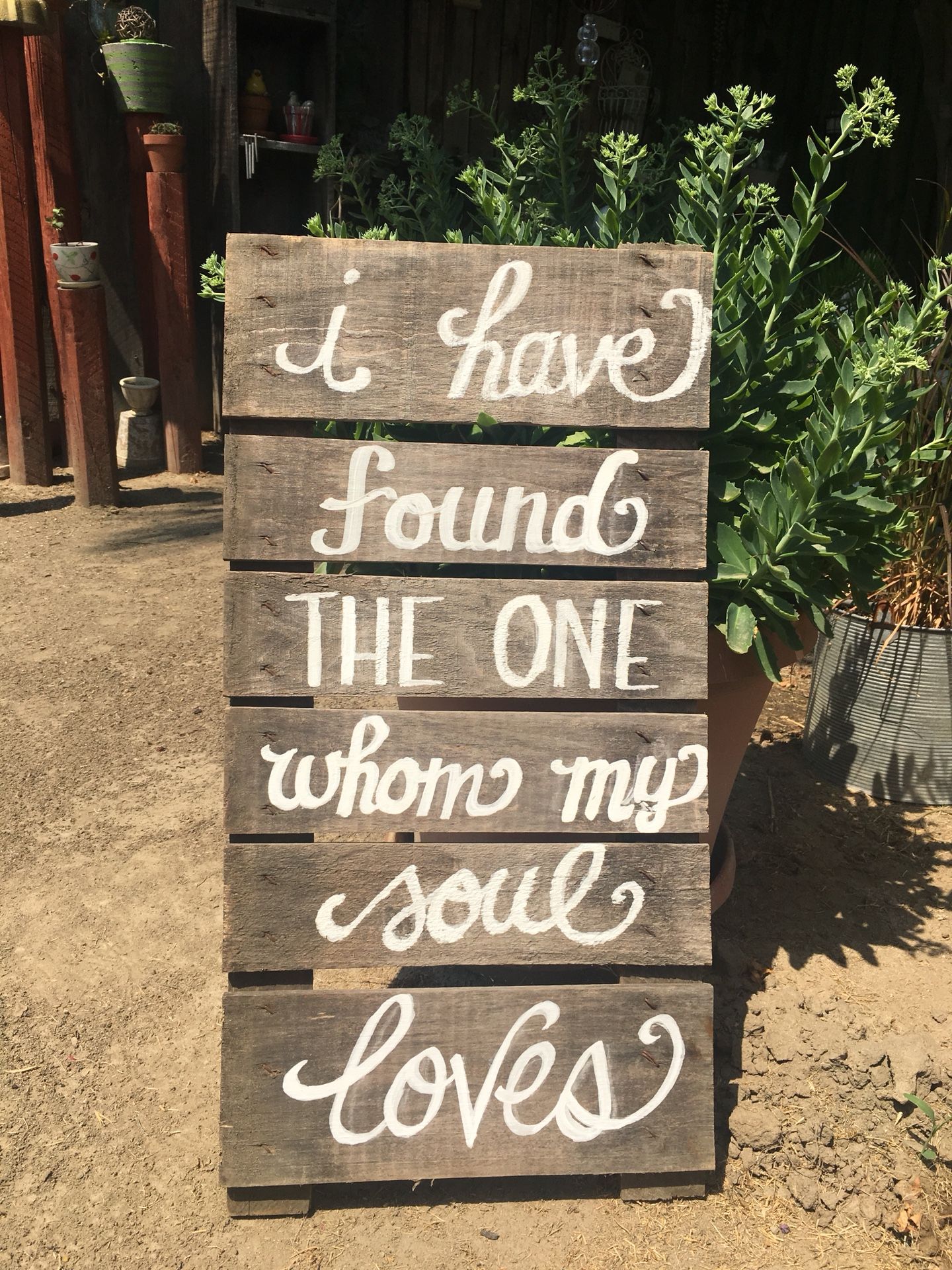 Rustic Pallet Signs—Wedding, Engagement, home decor