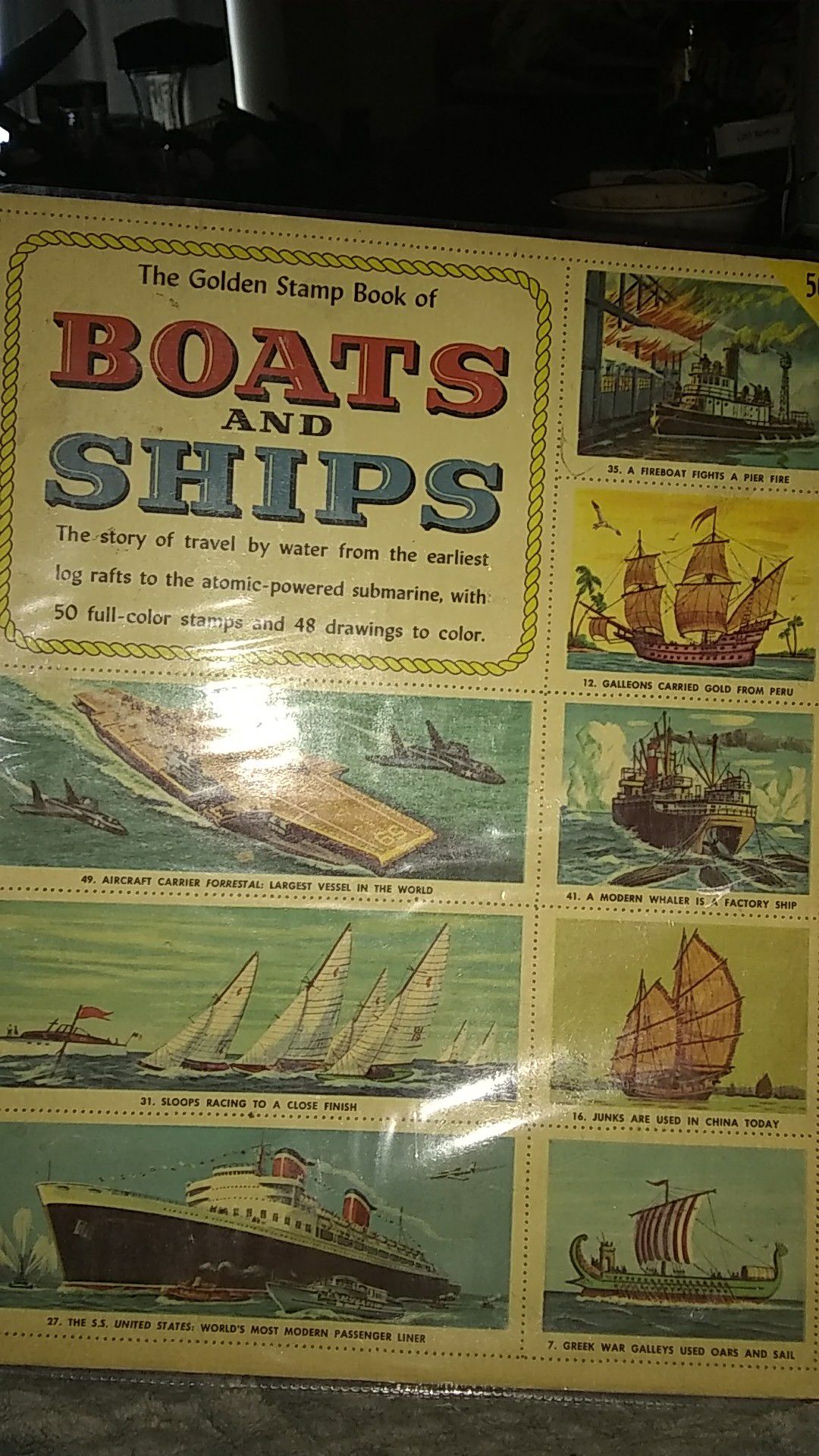 1956 Boats & Ship stamp book