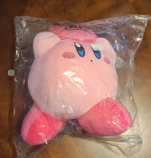 Kirby Nintendo 30th Anniversary Adorable Pink Plushie Version 5