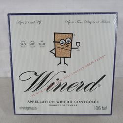 Winerd The Wine Tasting Game That Crushes Grape Fears~New & Sealed
