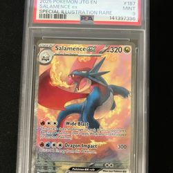 Pokemon Salamence SIR PSA 9