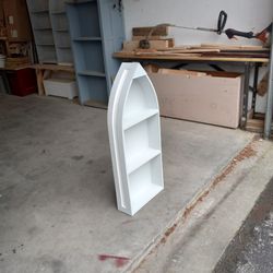 Small Handmade Solid Wood Boat Shelf