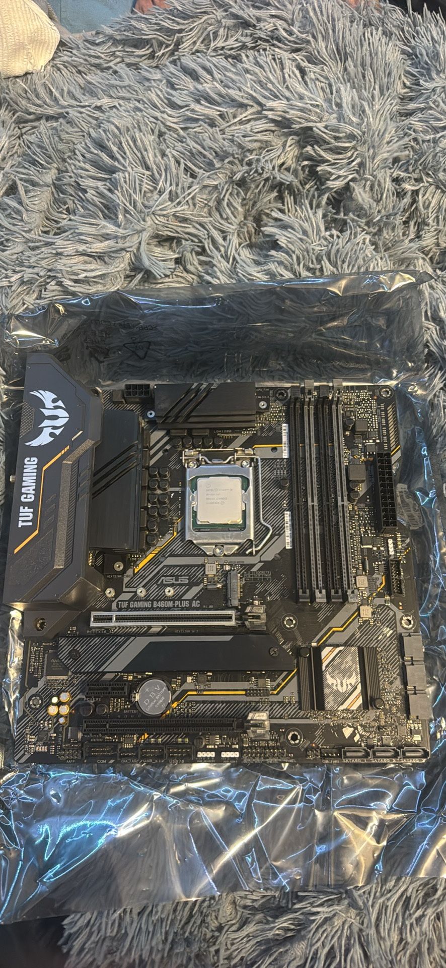 tuf gaming b460M motherboard and i5 10400f cpu