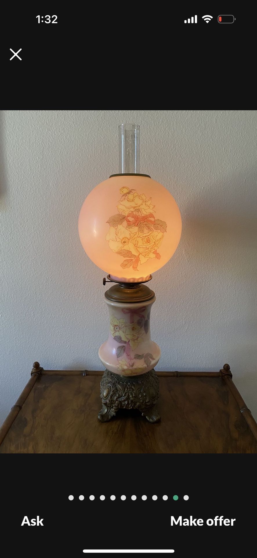 British oil Lamp