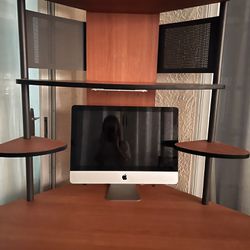 Corner Desk With Shelves