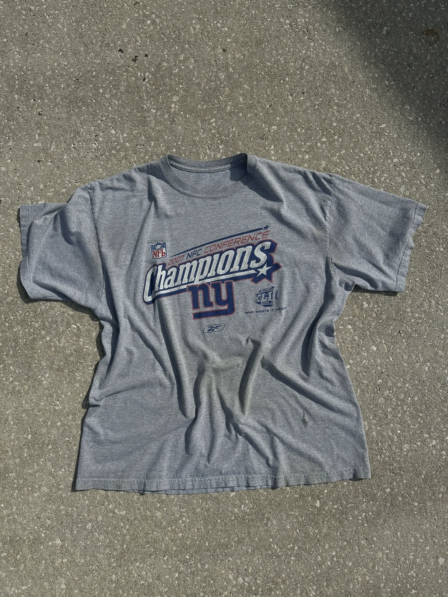 Vintage Reebok New York Giants Champions NFL Tee