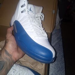 French Blue 12s Jordans 