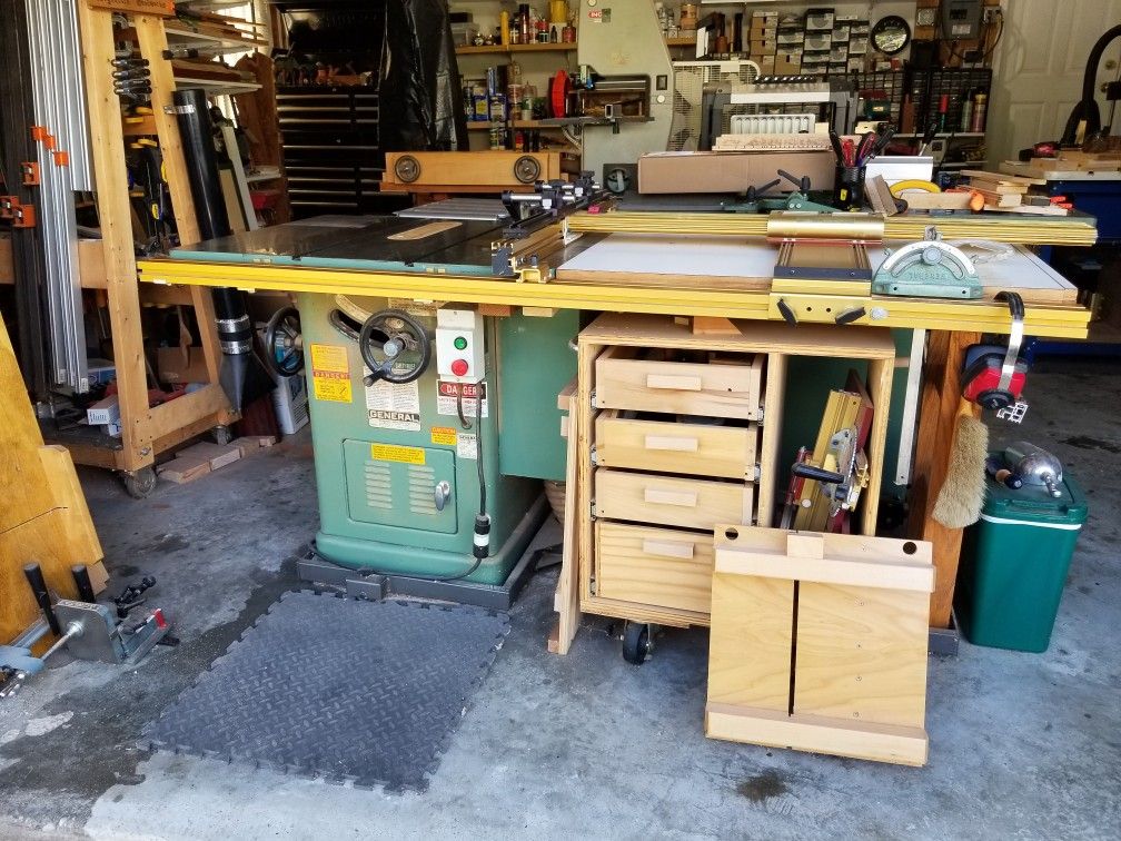 A woodworker's dream Table Saw +Extras