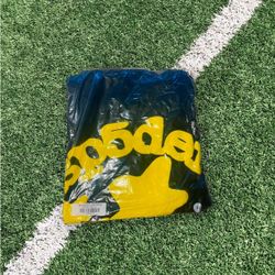 Sp5der Beluga Hoodie Onyx/Yellow