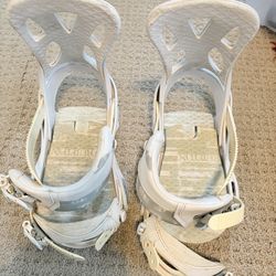 Burton Mission Snowboard Bindings - White (Medium)