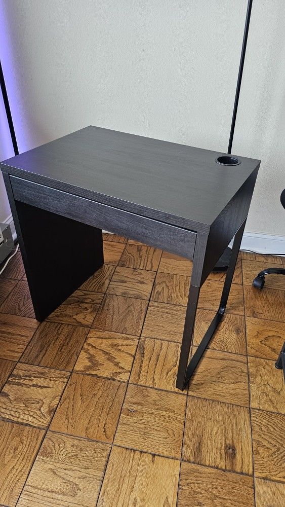 MICKE Desk - Black-Brown - 28 3/4x19 5/8 "