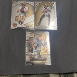 Derek Carr And Drew Brees Card Lot