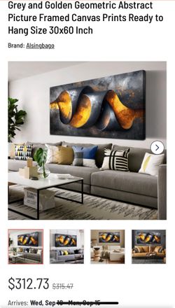 XL 30”x60” Abstract Canvas Wall Art