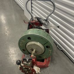 SPARTAN TOOL MODEL 300 DRAIN CLEANING MACHINE With Feeder