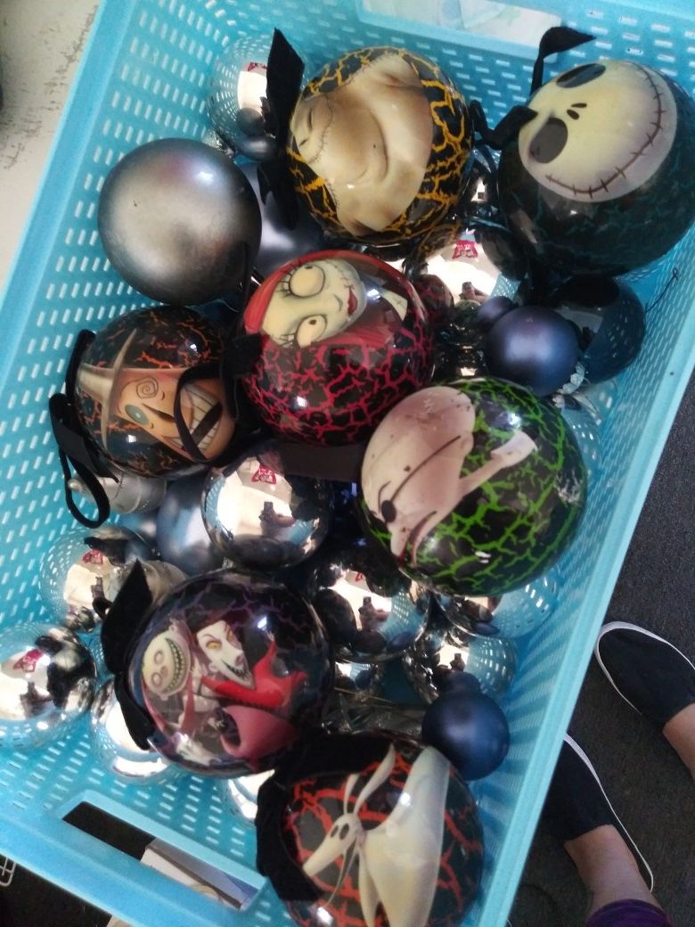 The nightmare before christmas ornaments