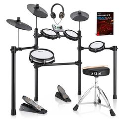AKLOT Electronic Drum Set, like new