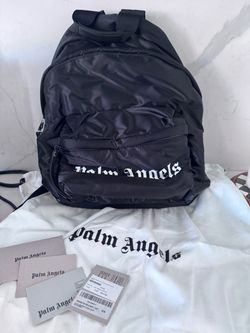 Palm angels backpack bag black brand new never used zip