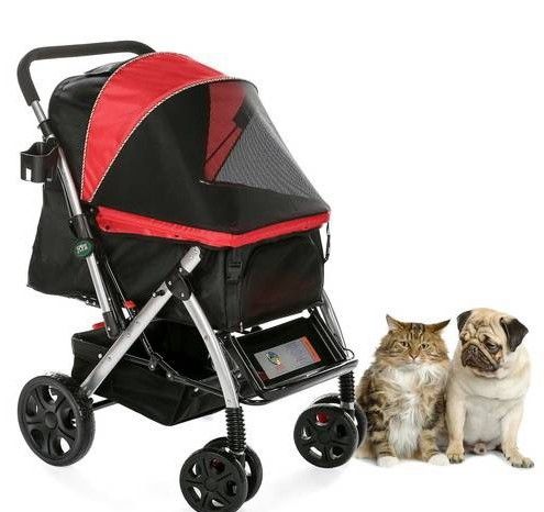 HPZ Pet Rover Premium Heavy Duty Dog/Cat/Pet Stroller Travel Carriage