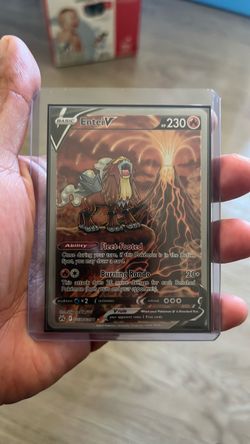 Pokémon Entei V Holo Card GG36/GG70