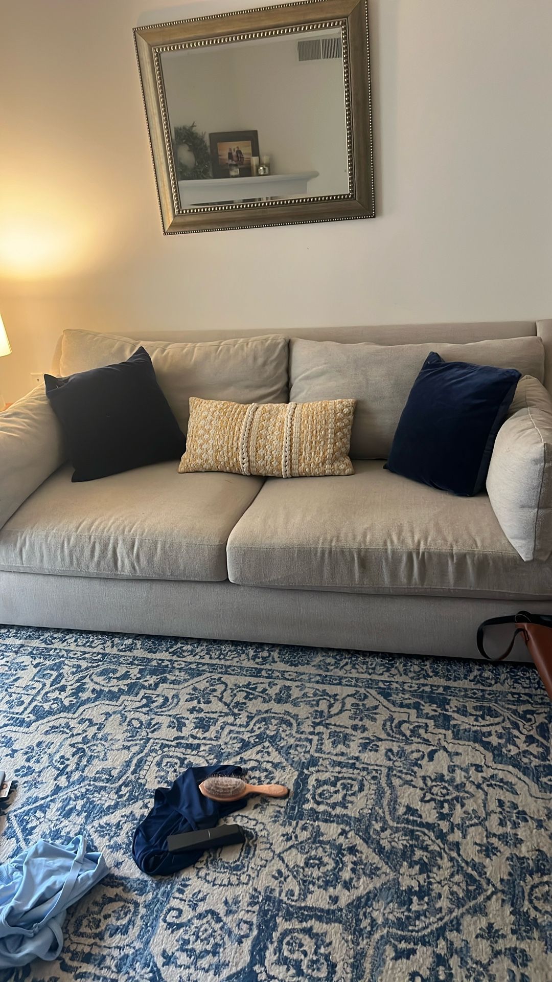 Crate And Barrel Deep Couch For Sale!