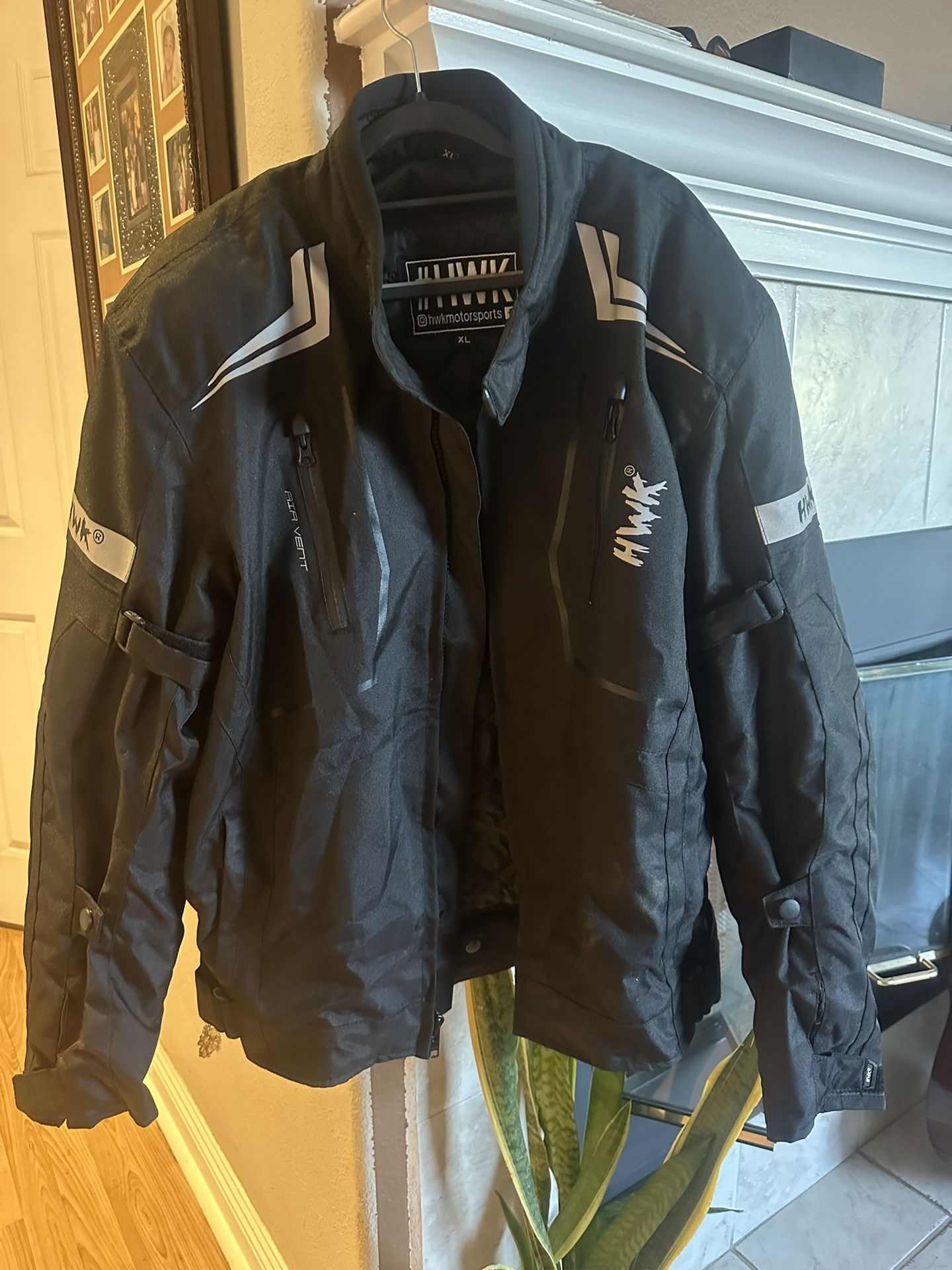 Motorcycle Jacket #HWK Size XL