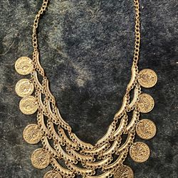 Egyptian Coin Necklace