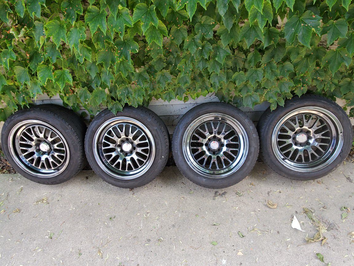 16×9" XXR Rims and tires 4×100