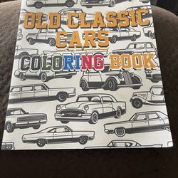 Old Classic Cars Coloring Book