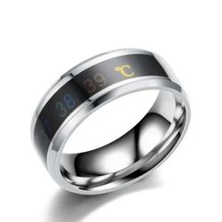 Unisex Fashion Body Temperature Ring -Size 10