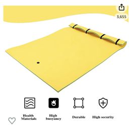 9'/12'/18' Floating Water Mat, Foam Water Floating Pad, Tear-Resistant XPE  Foam, Lily Pad for Water Recreation Pool, Beach, Ocean, Lake, Suitable for