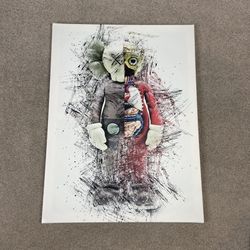 KAWS Graffiti Figure Wall Art Print 