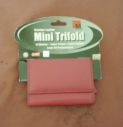 Mundi  leather wallet : NEW
