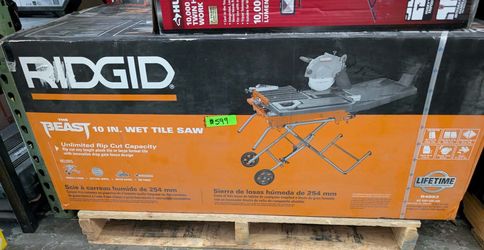 Ridgid 10in Wet Tile Saw