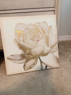 Lotus Flower Canvas Wall Art