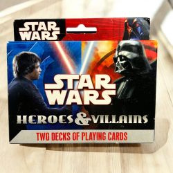Star Wars Heroes & Villains Two Deck Playing Card Set By Cartamundi
