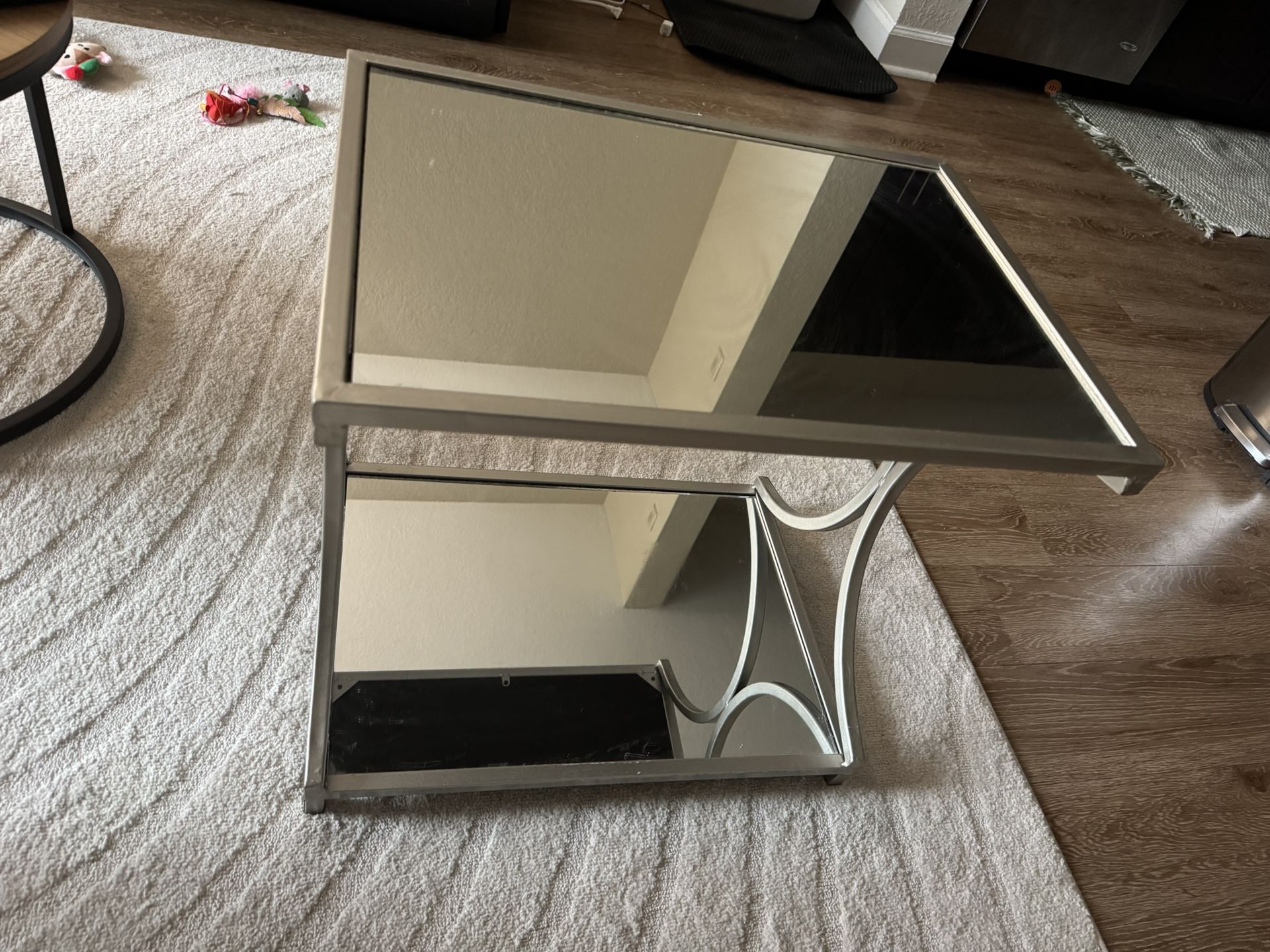 Mirrored Side Table
